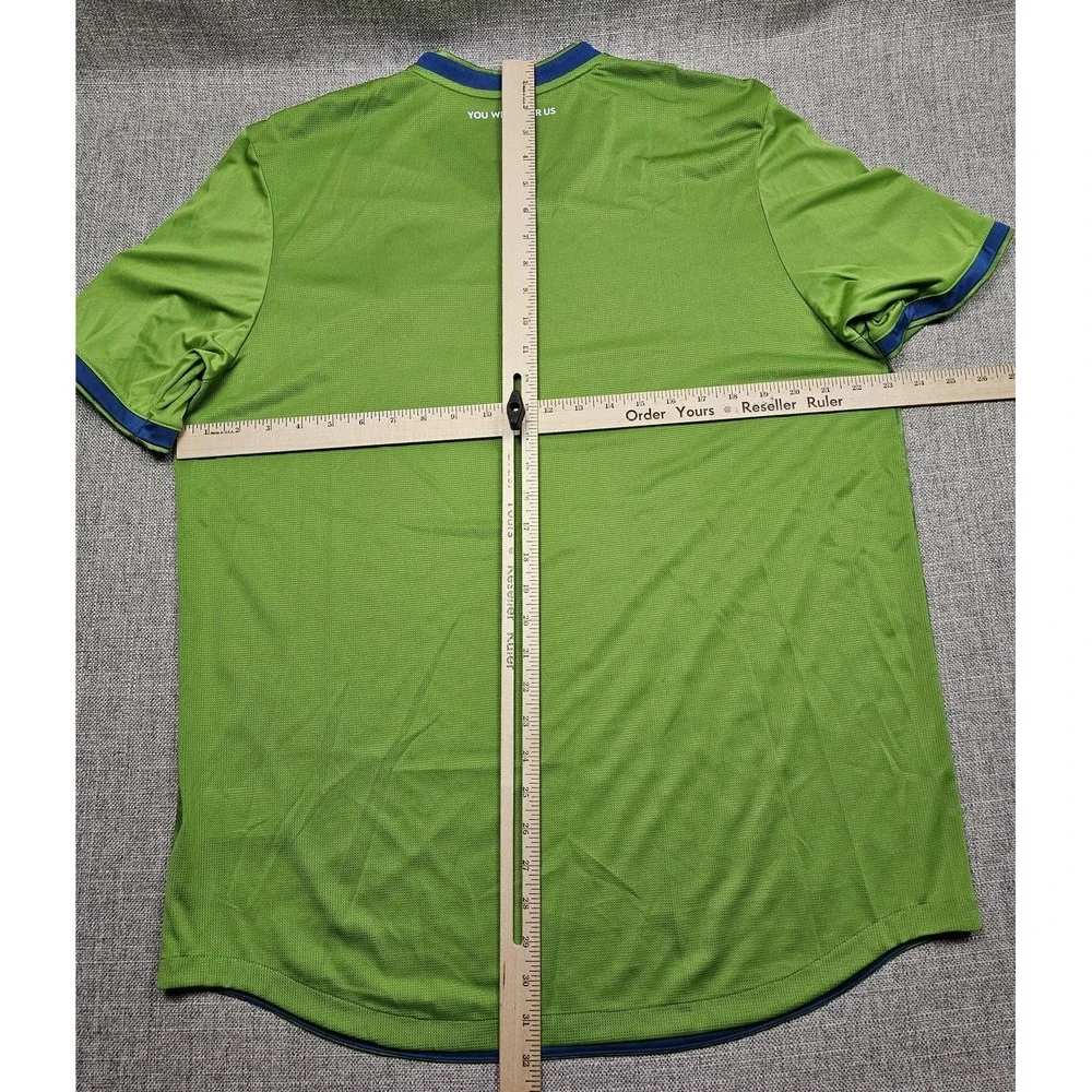 Seattle Sounders FC Jersey Mens XL Green MLS Soccer Adidas ClimaCool XBOX Shirt